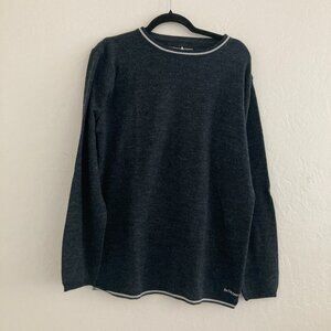 Vintage Billabong Wool Blend Crewneck Mens Sweater Black Y2K Casual Large